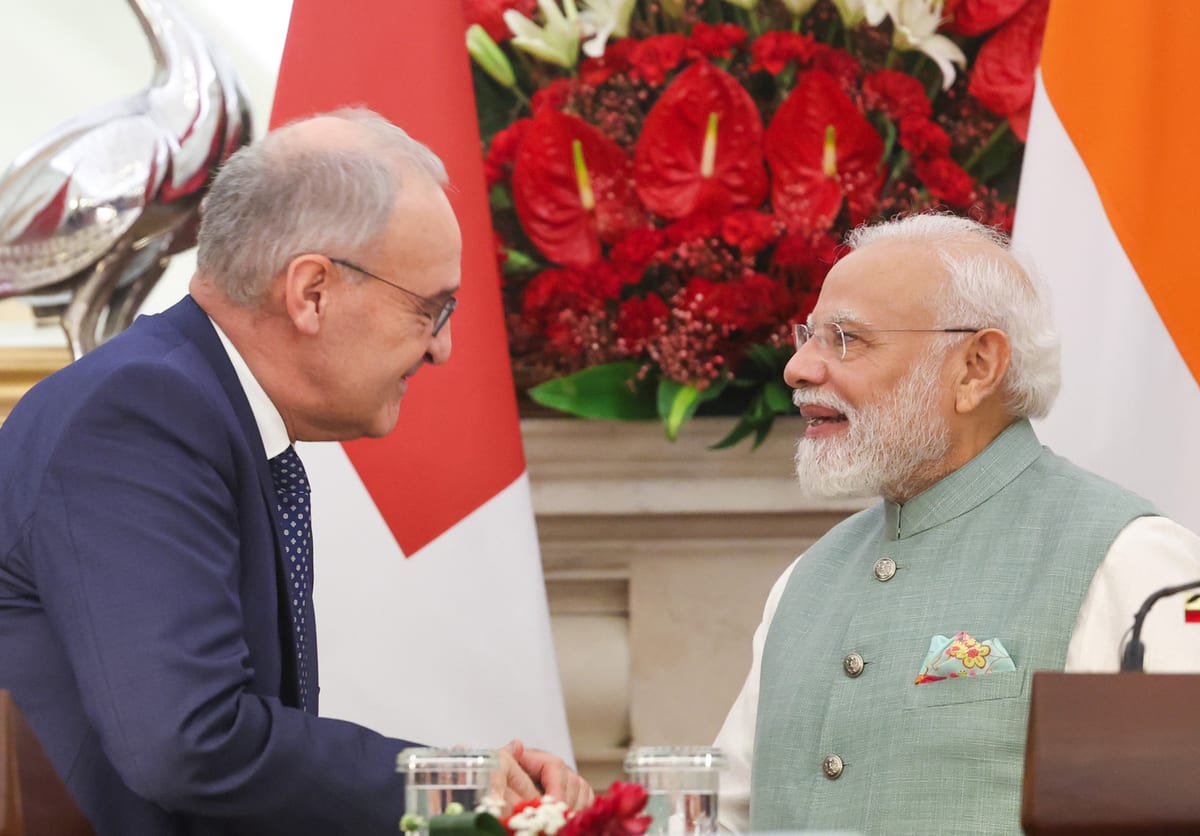 India and Switzerland signed five bilateral agreements on October 5, 2026, during the Swiss President Guy Parmelin’s visit to New Delhi