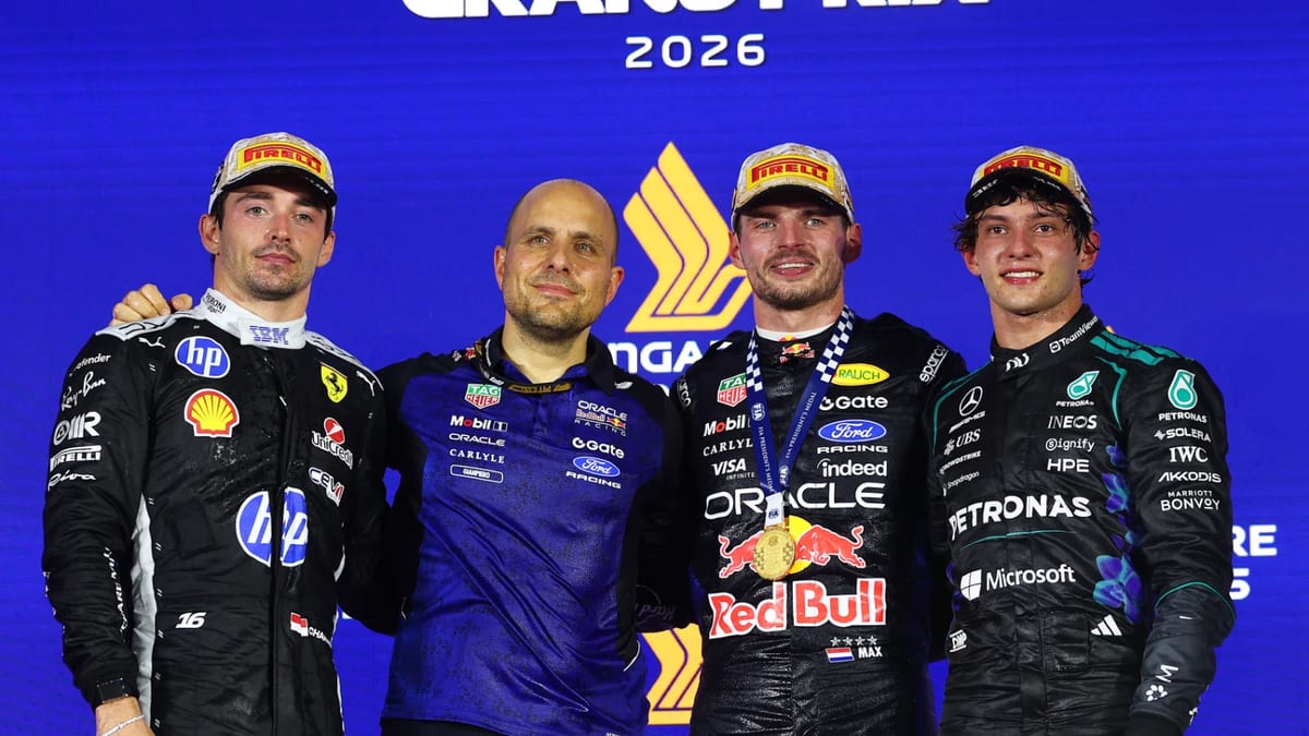 Verstappen takes his first victory in Singapore | Liberty Media