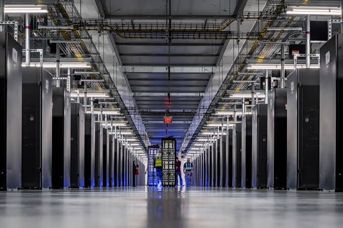 Rows of Servers Power the Digital Backbone | Meta