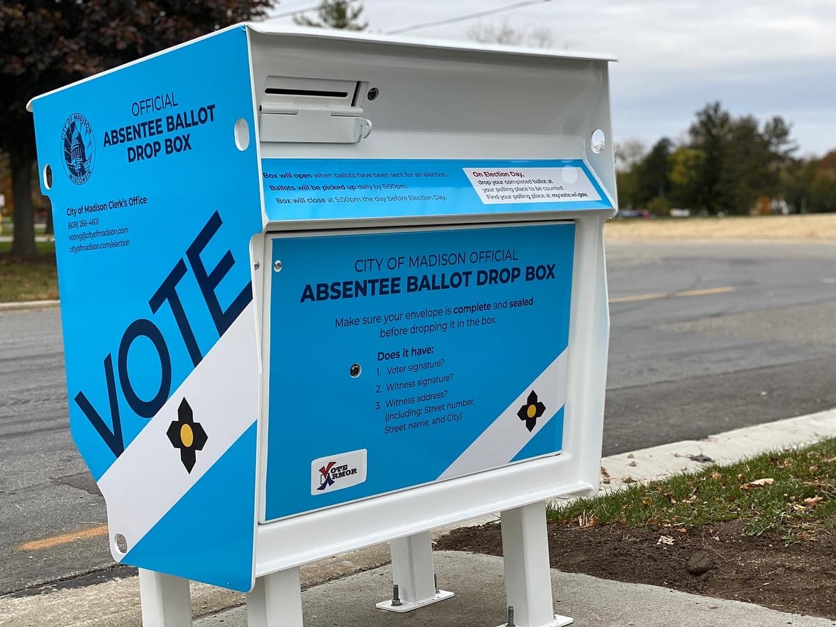 absentee ballot dropbox