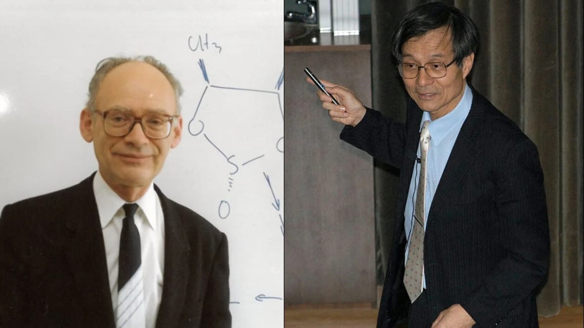 Scientists Henri B. Kagan and Kenso Soai won the Nobel Prize in chemistry