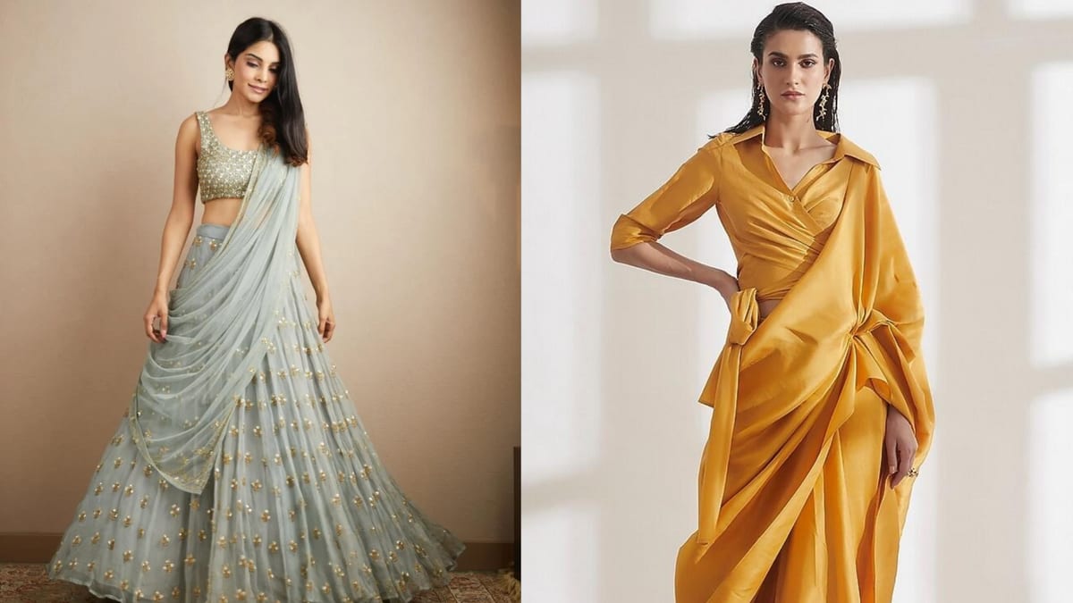 This year, sarees, lehengas, and kurta sets are getting makeovers