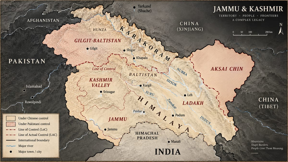 Ladakh is a high-altitude union territory in northern India known for its dramatic mountain landscapes, Tibetan Buddhist culture, and adventure tourism.