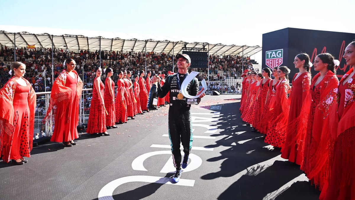 Kimi Antonelli wins the Spanish Grand Prix | Liberty Media